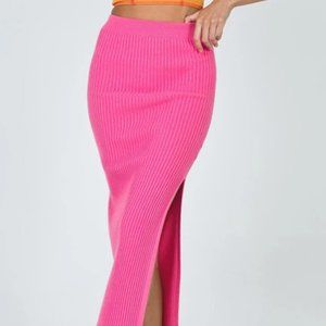 Princess Polly Tanna Midi Skirt Pink